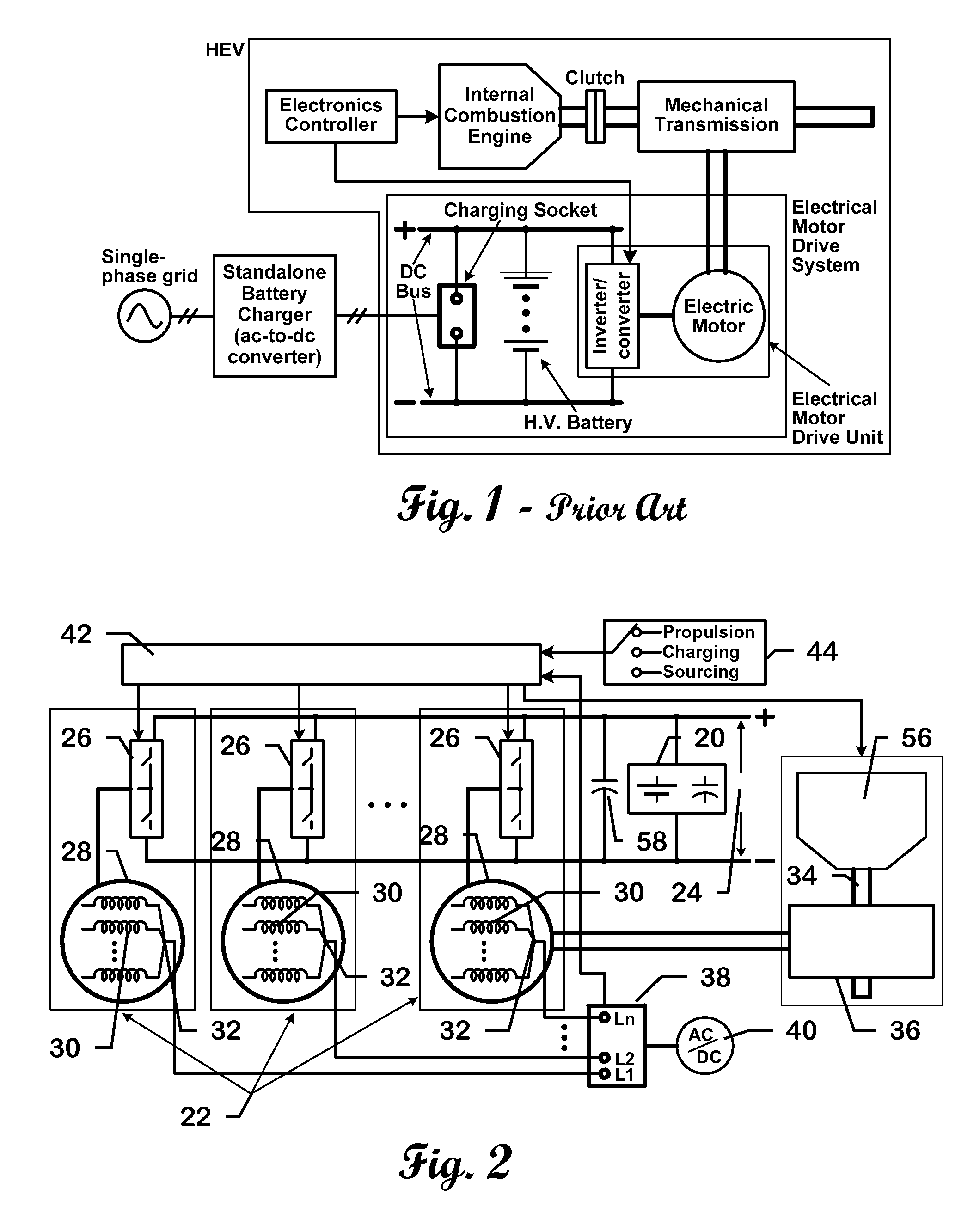 Electric Vehicle System for Charging and Supplying Electrical Power