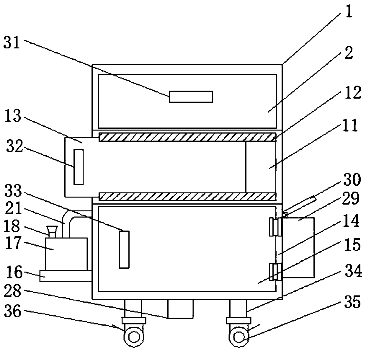 Trolley for operating room nursing and using method thereof