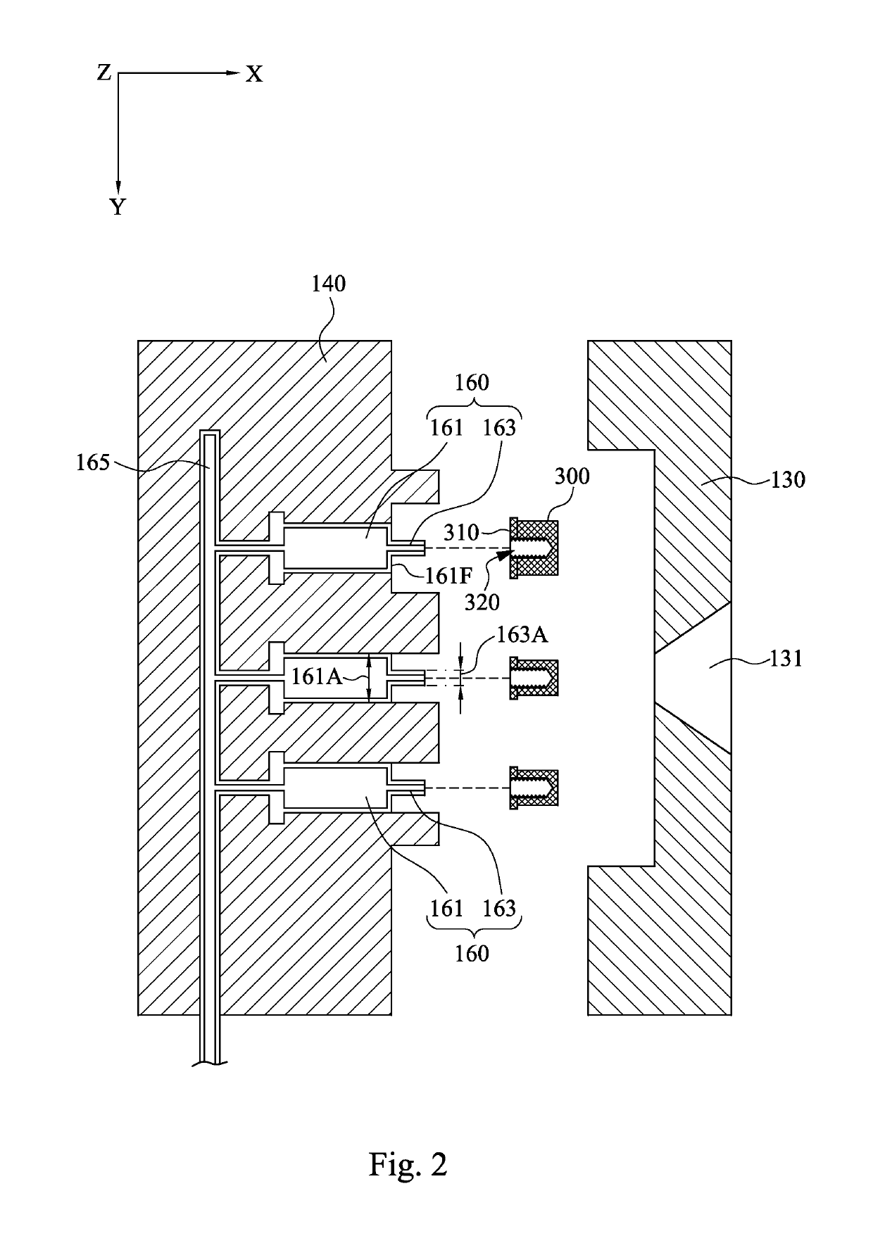 Automatic nut-inserted injection molding system and method of the same