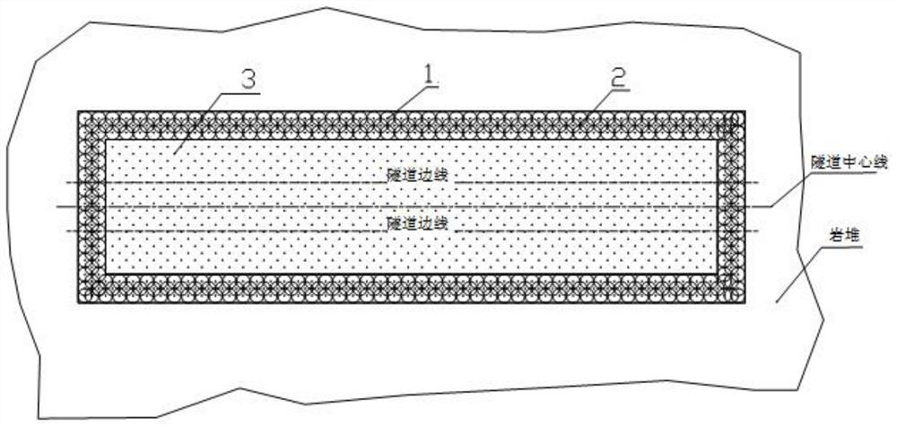 A construction method for medium-controlled grouting reinforcement range of large-porosity giant rock heap loose body