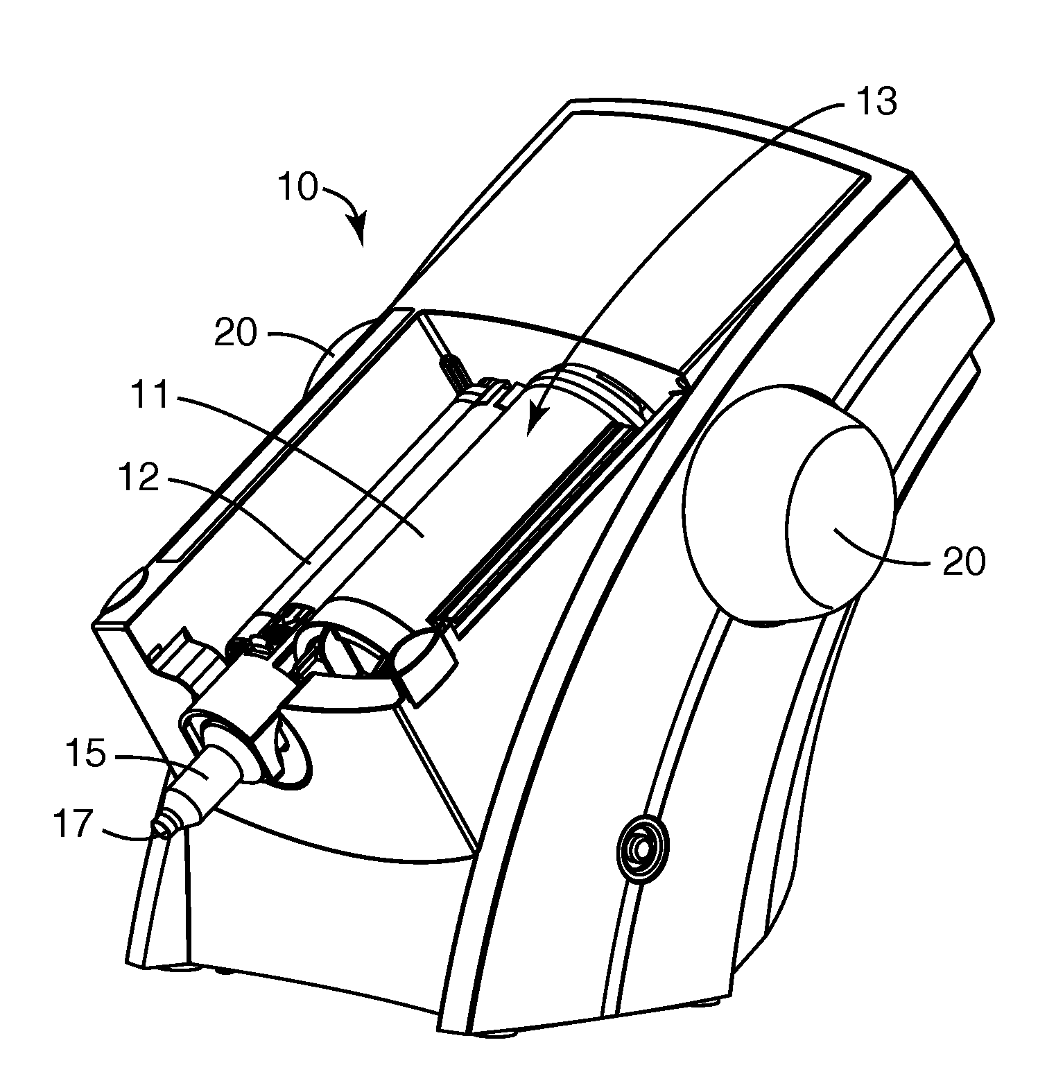 Dispenser and method for dispensing dental material