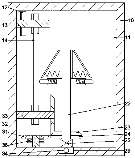 Polishing machine suitable for gears with different bore diameters