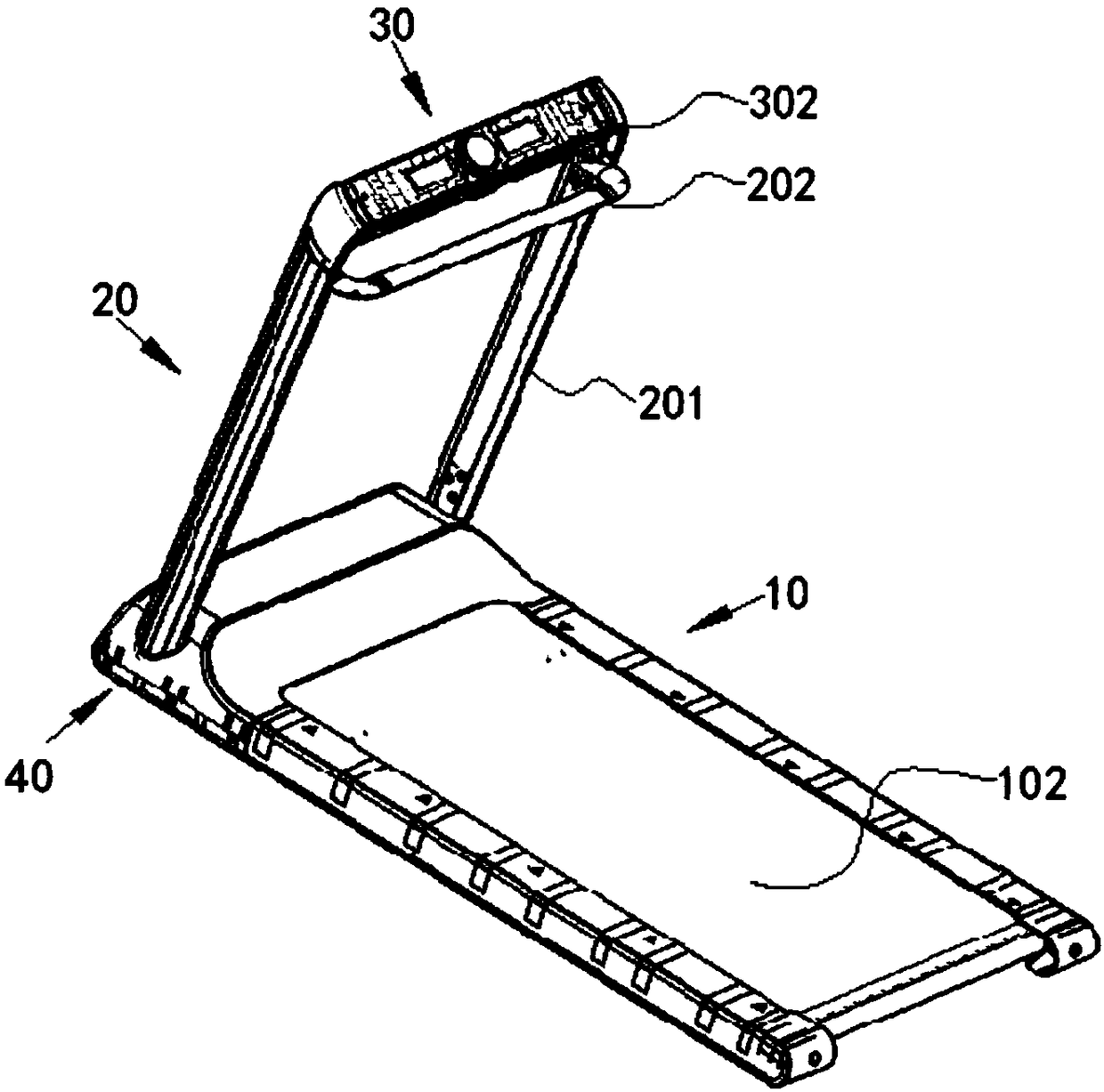 Light-weight running machine