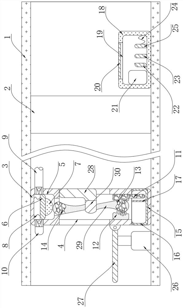 An explosion-proof ventilation device for underground engineering