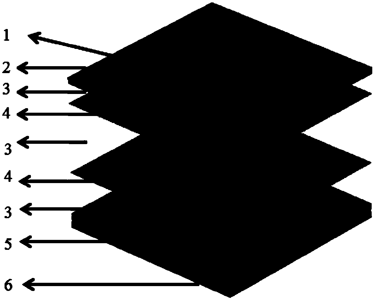 Ultra-wide-band wave absorbing structure integrating temperature resistance and mechanical properties and preparation method of ultra-wide-band wave absorbing structure