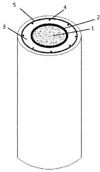 Steel bar reinforced ECC-steel pipe concrete composite column