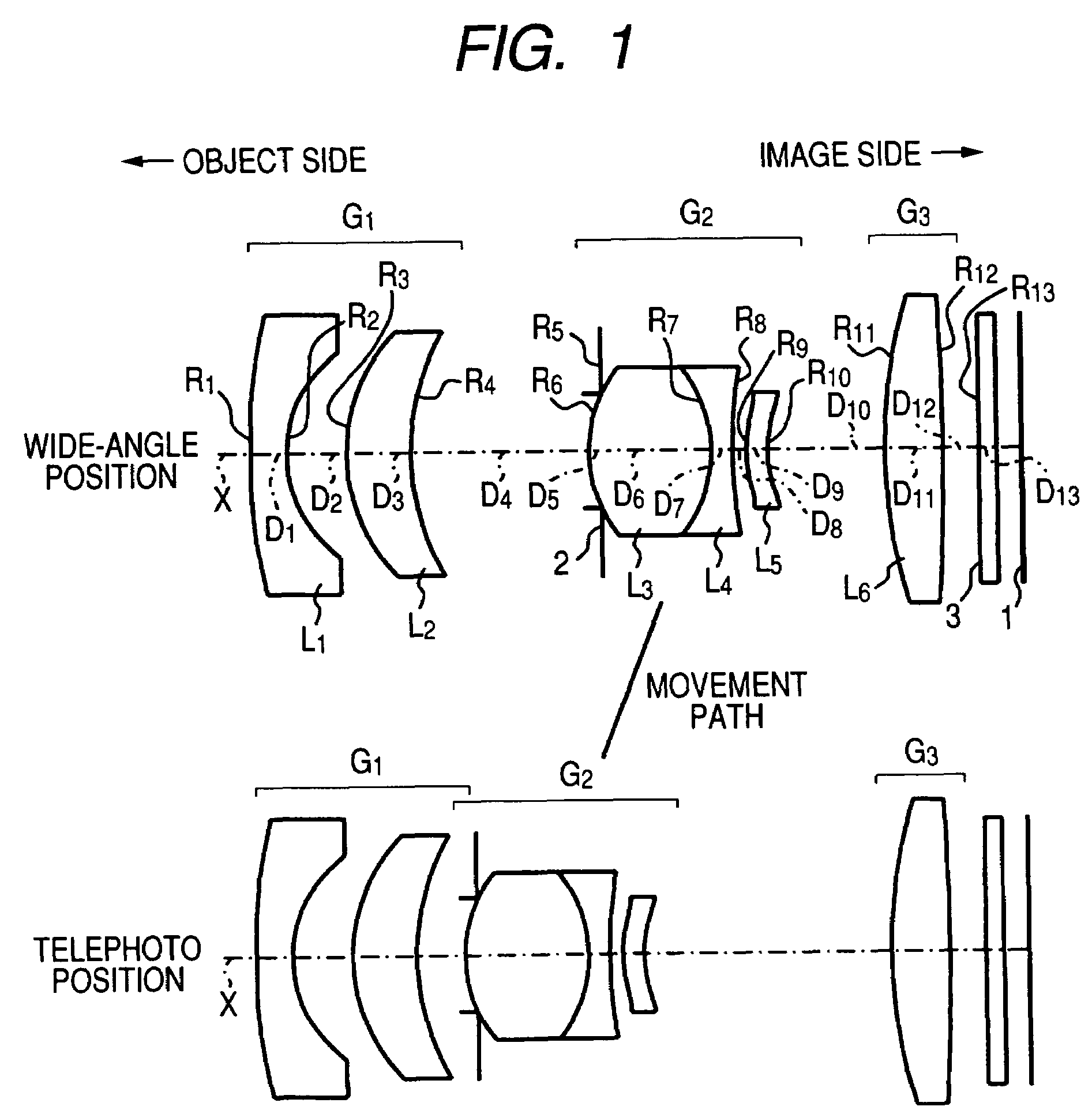 Dual-focus switchable lens