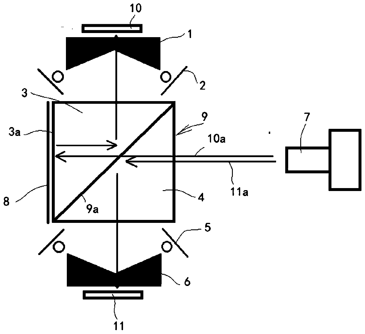 Combined secondary imaging vision light source