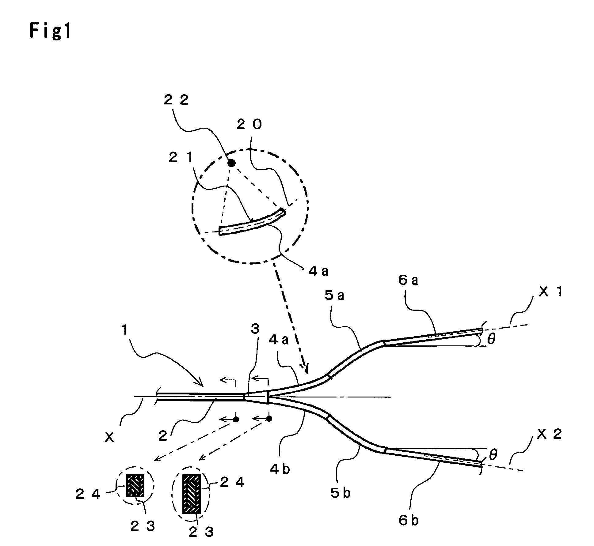 Branch optical wave-guide