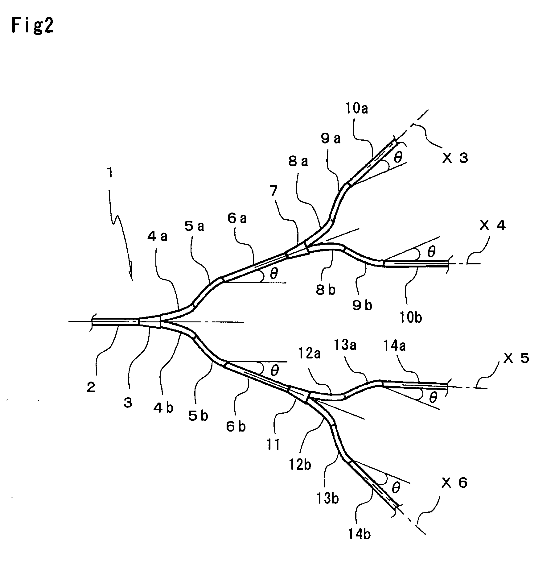 Branch optical wave-guide