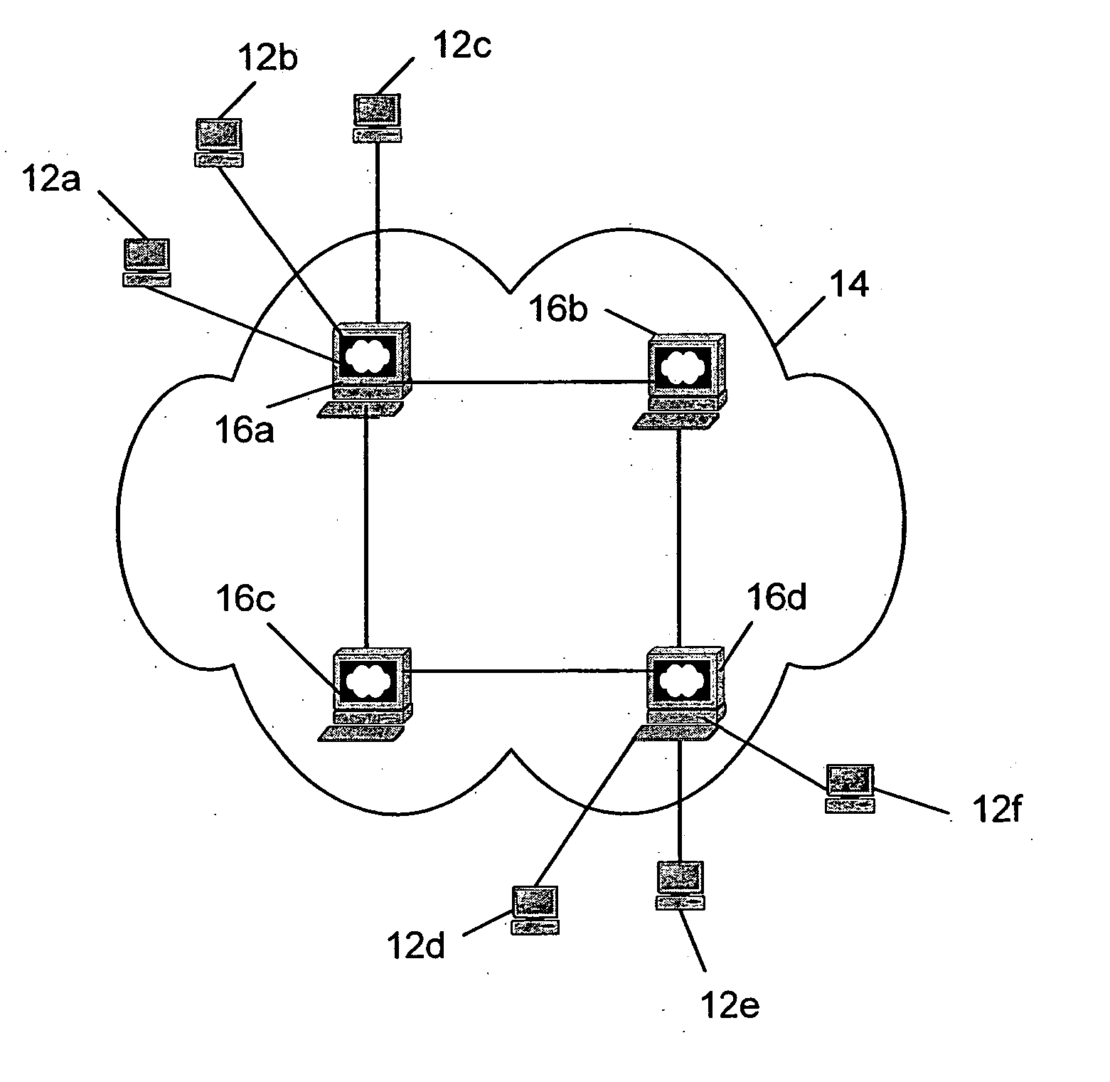 Method and apparatus for geolocation of a network user