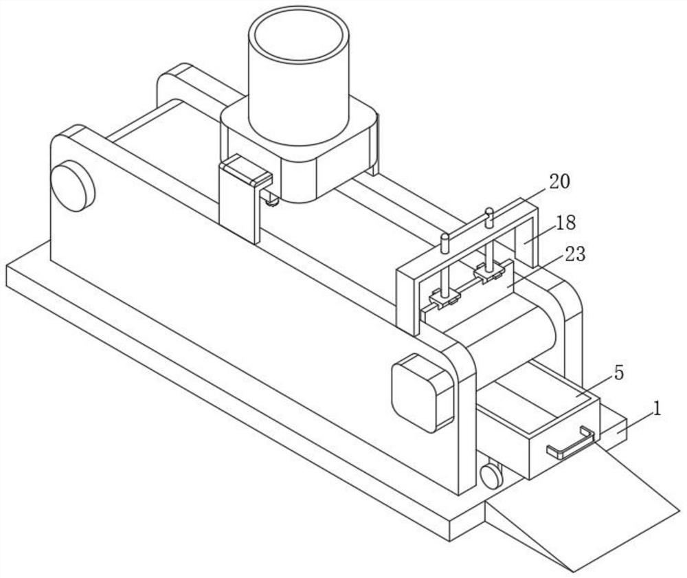 Ice cream chocolate coating device and use method thereof