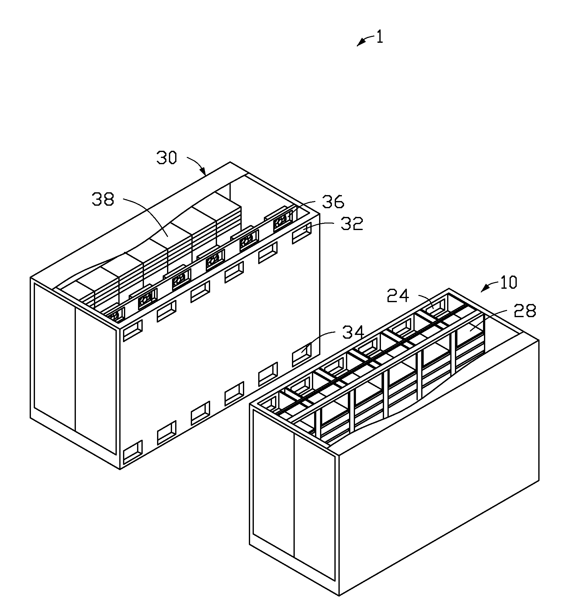 Container data center