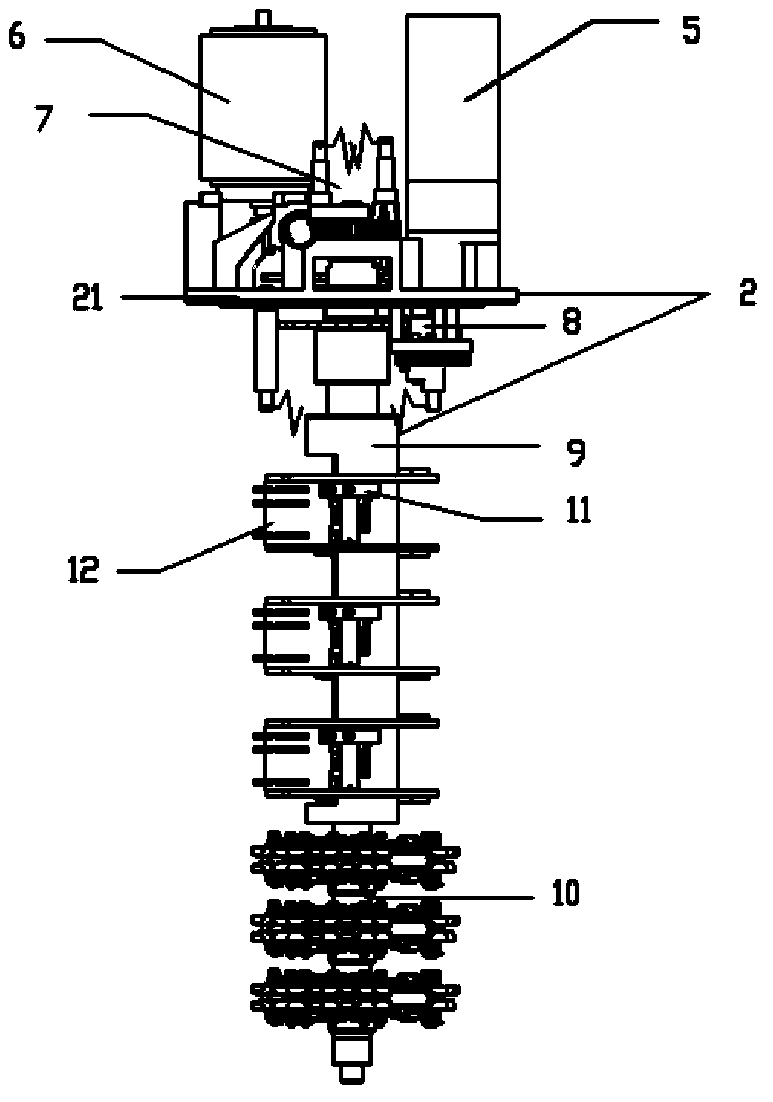 Transformer on-load capacity-regulating voltage-regulating tap changer