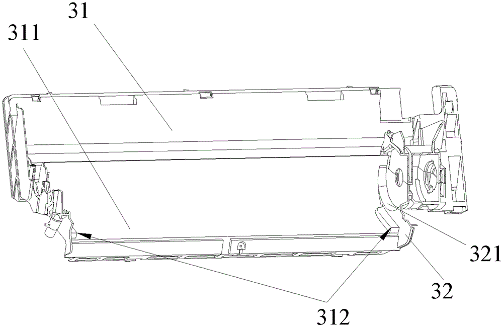 Air duct parts of air conditioner and air conditioner