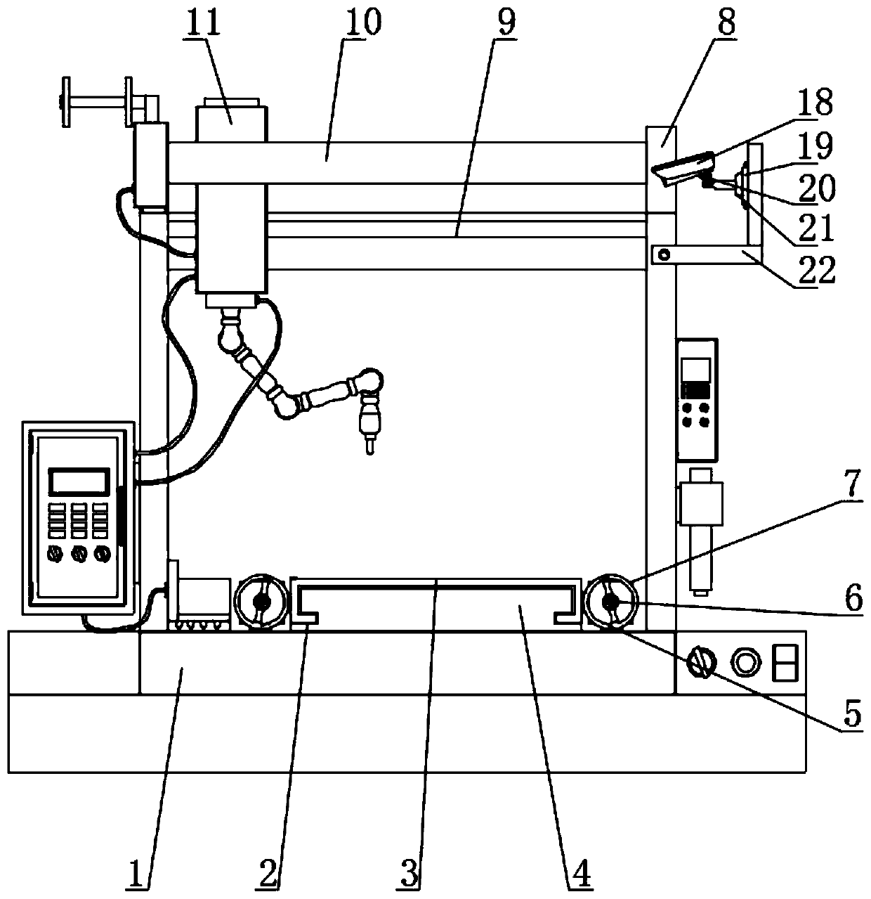 Ultra-large gantry type automatic welding robot