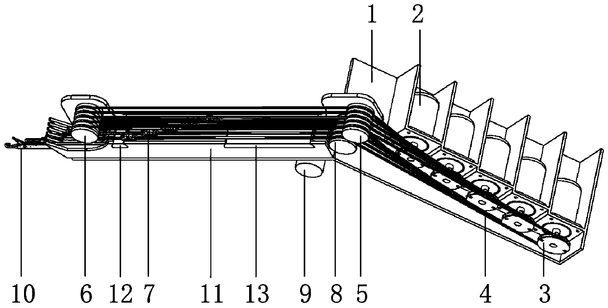 Triangular-free knitting machine and its knitting method