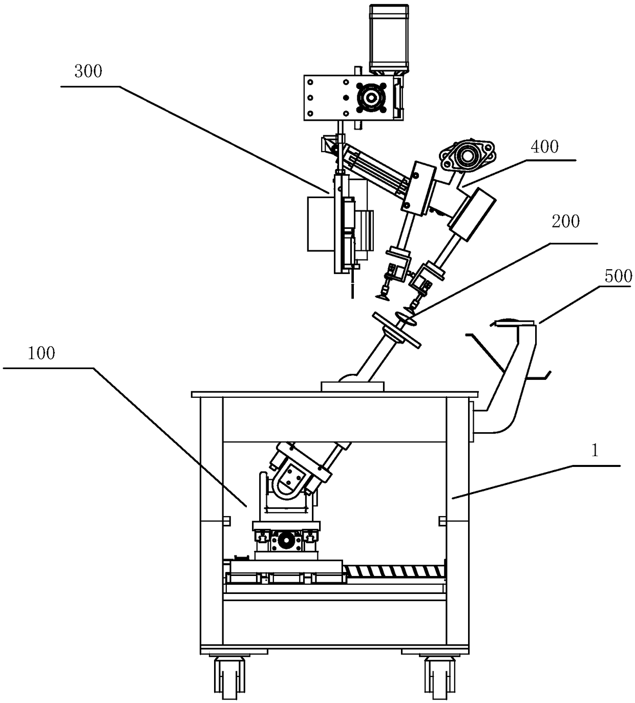 Lens edge grinding machine