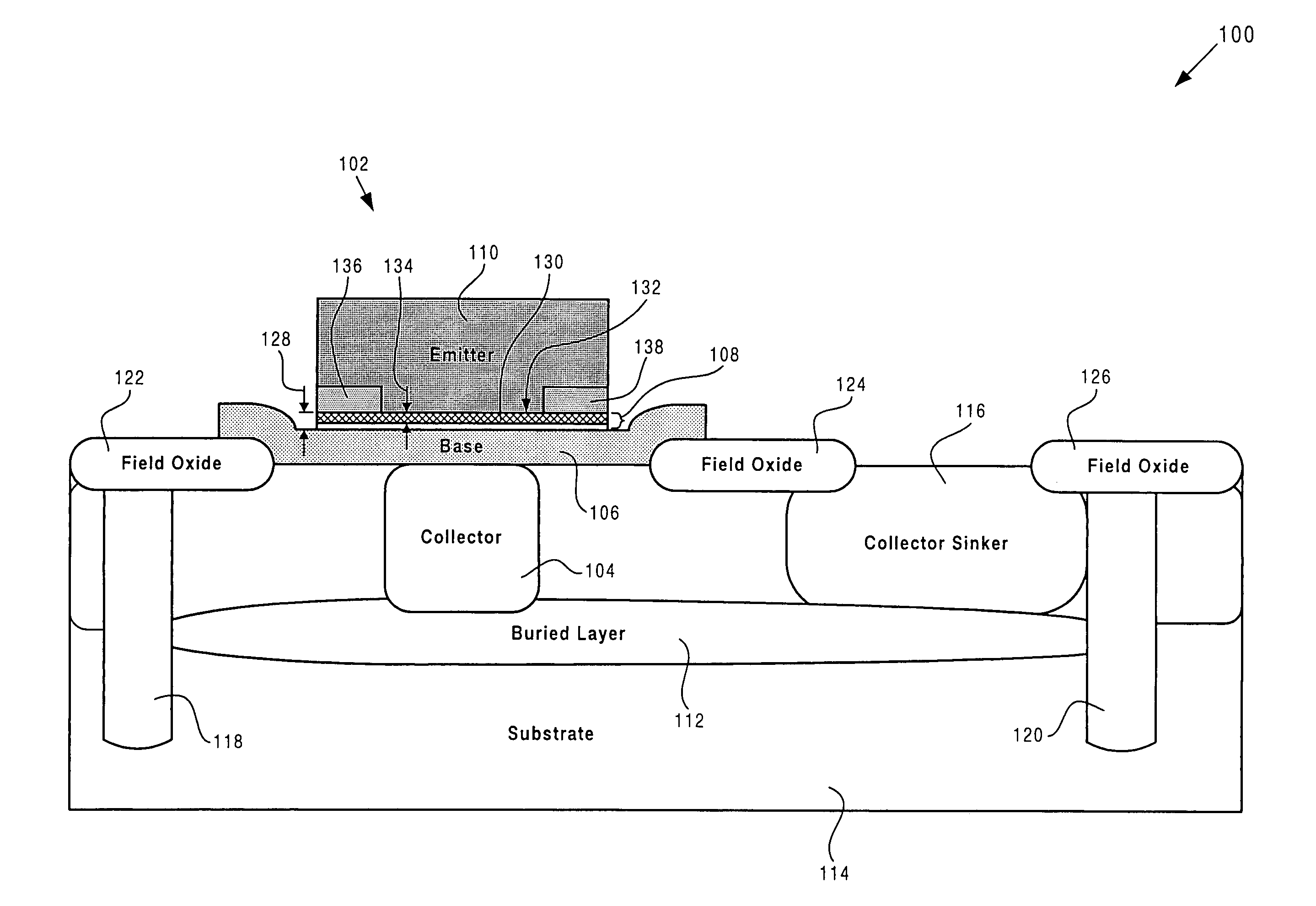 Integration of phosphorus emitter in an NPN device in a BiCMOS process