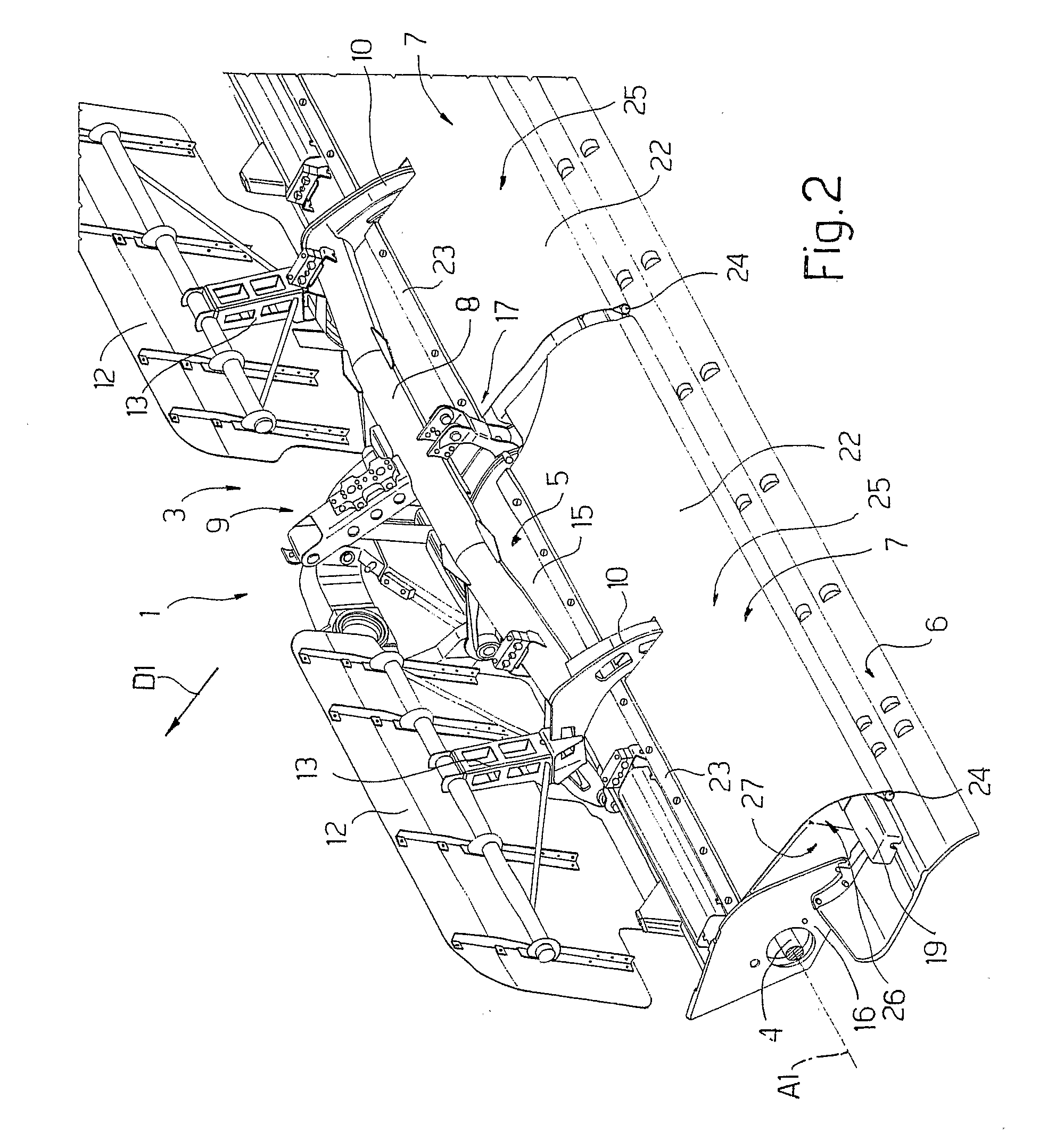 Ski slope snow tiller