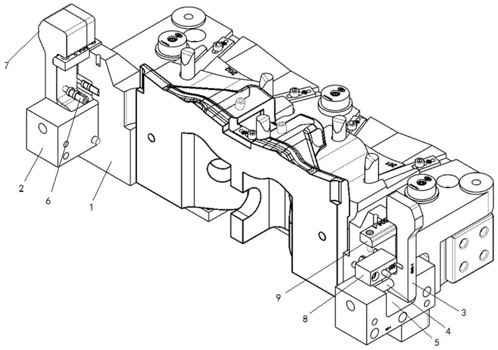 Mechanical lagging ejection device