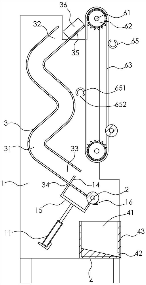 A feeding device for cloth inspection machine