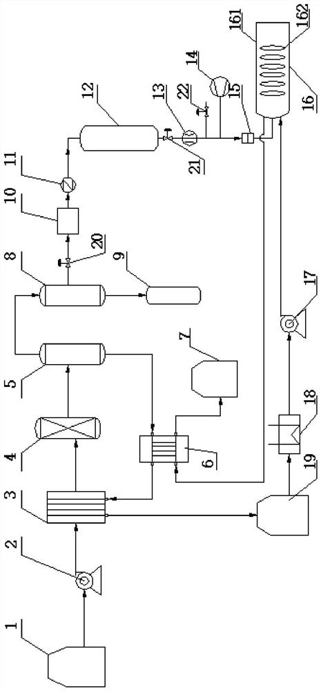 A hydrogen replenishment system and method for offshore alloy hydrogen storage and hydrogen supply using heat self-circulation