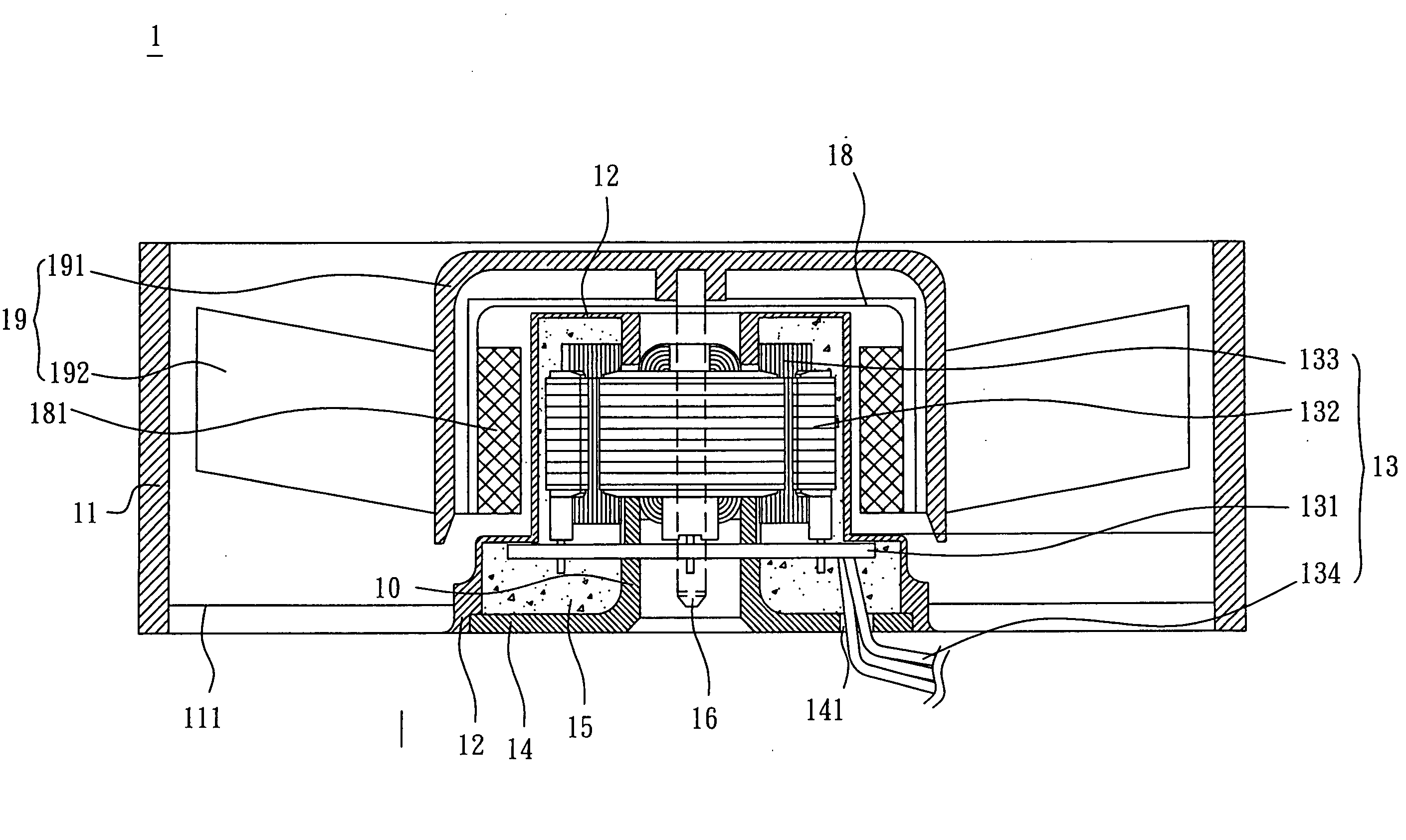 Fan and motor thereof