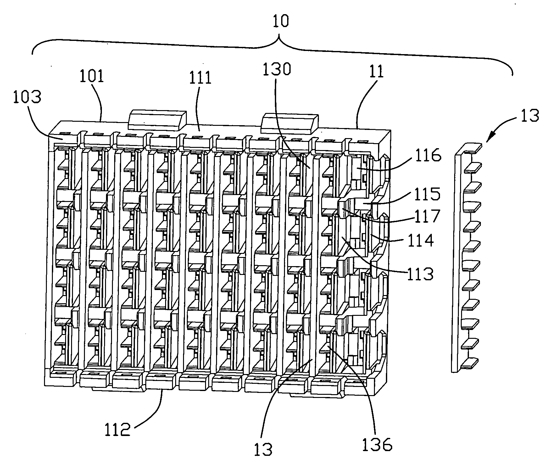 High speed electrical connector having improved housing