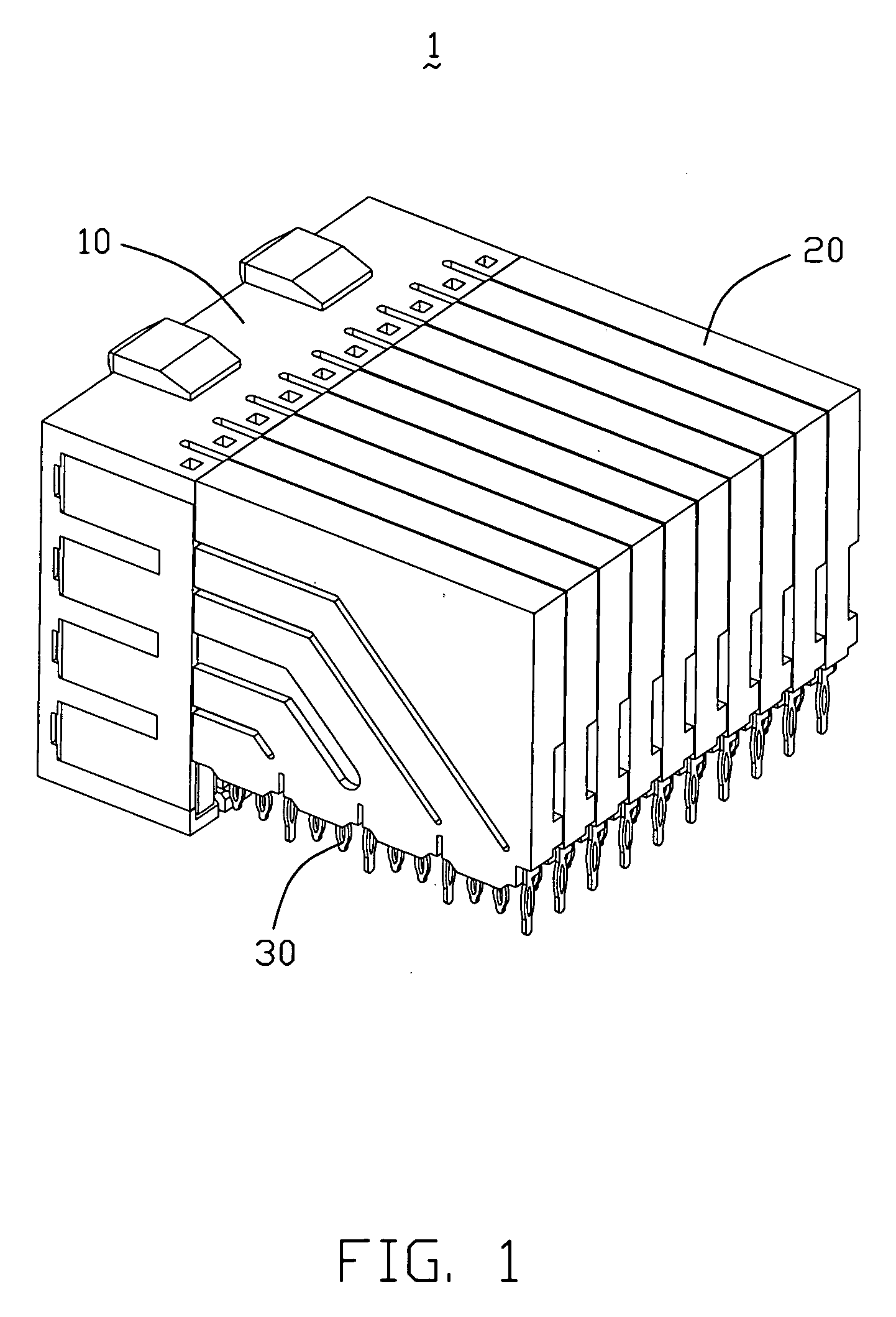 High speed electrical connector having improved housing