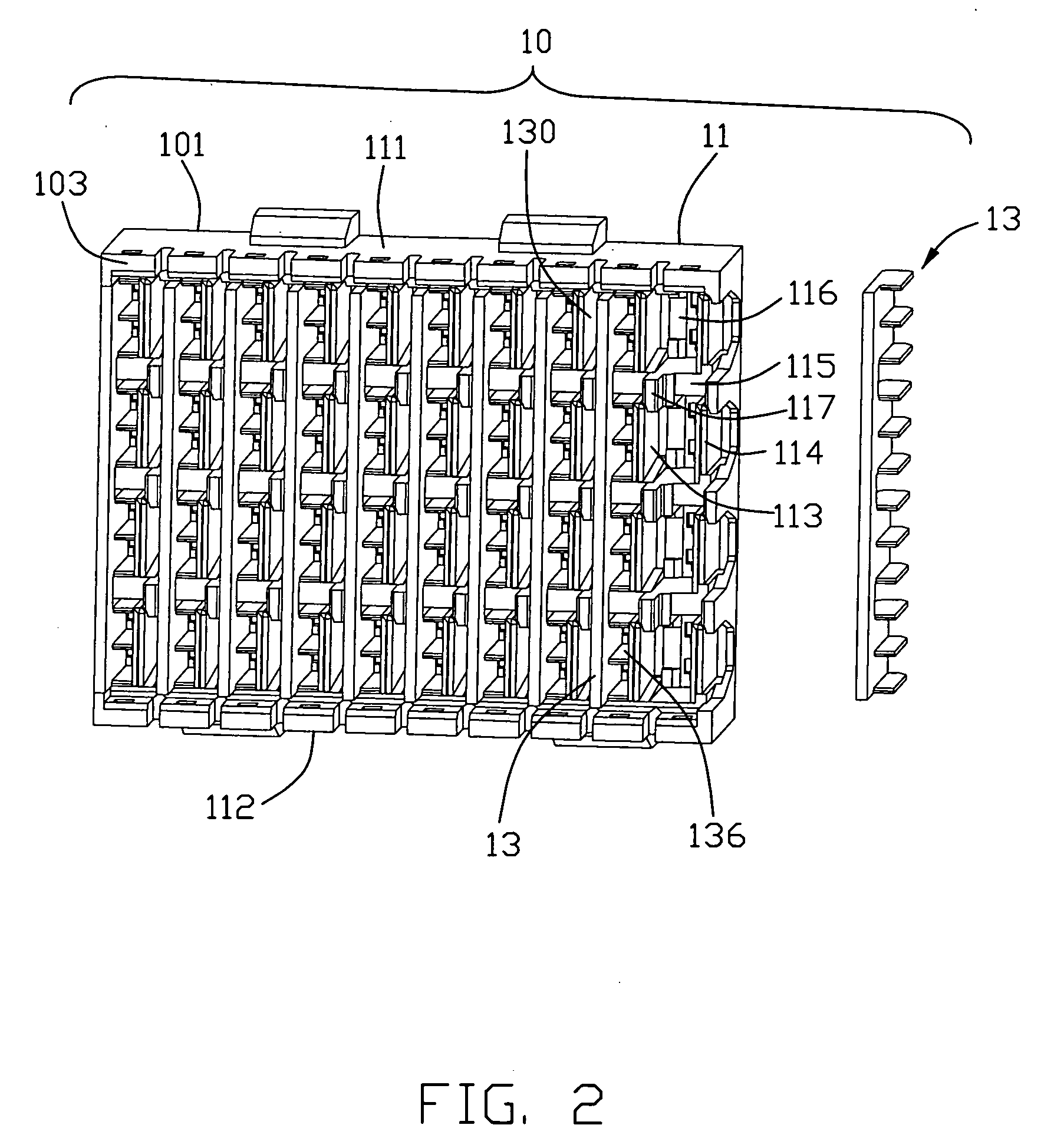 High speed electrical connector having improved housing