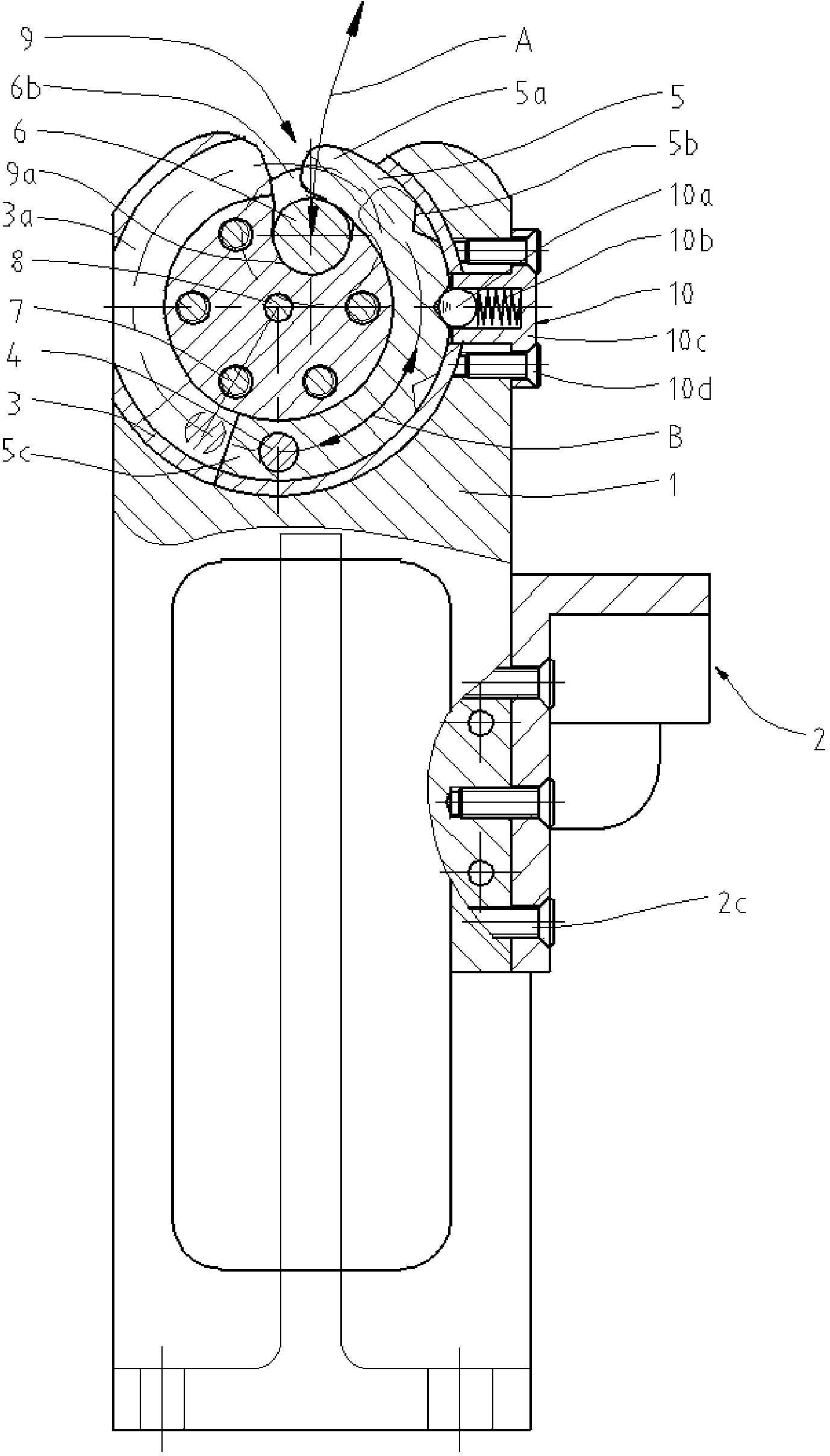 Manipulator arm locking device for planetary exploration