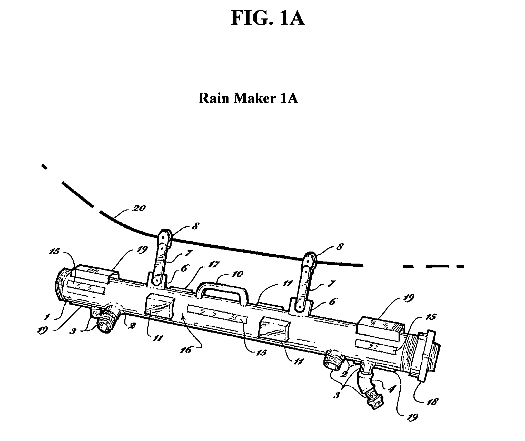 Rain maker wildfire protection and containment system