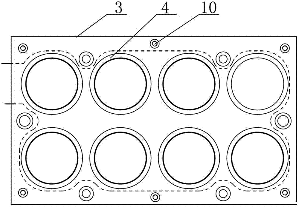 Vacuum clamp for machining circular arc of salt core