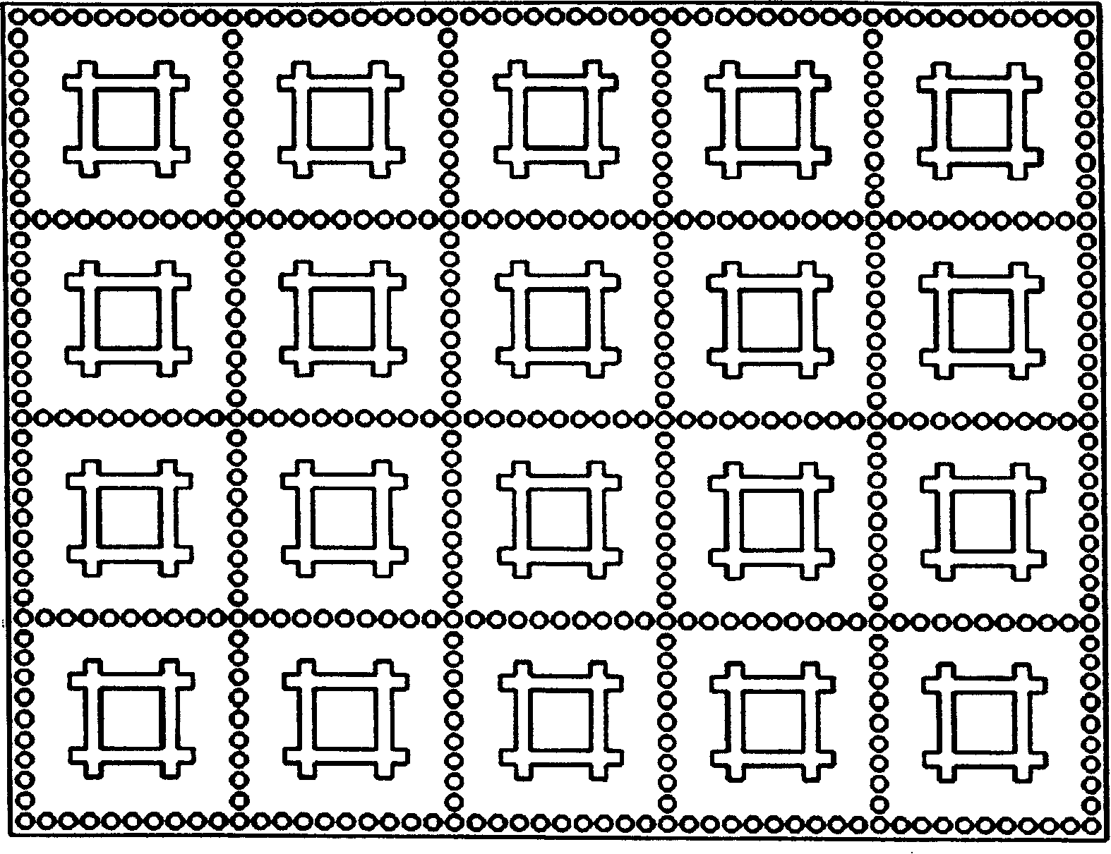 Frequency selecting surface based on substrate integrated waveguide technology