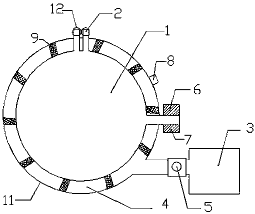 Anti-explosion gas storage tank