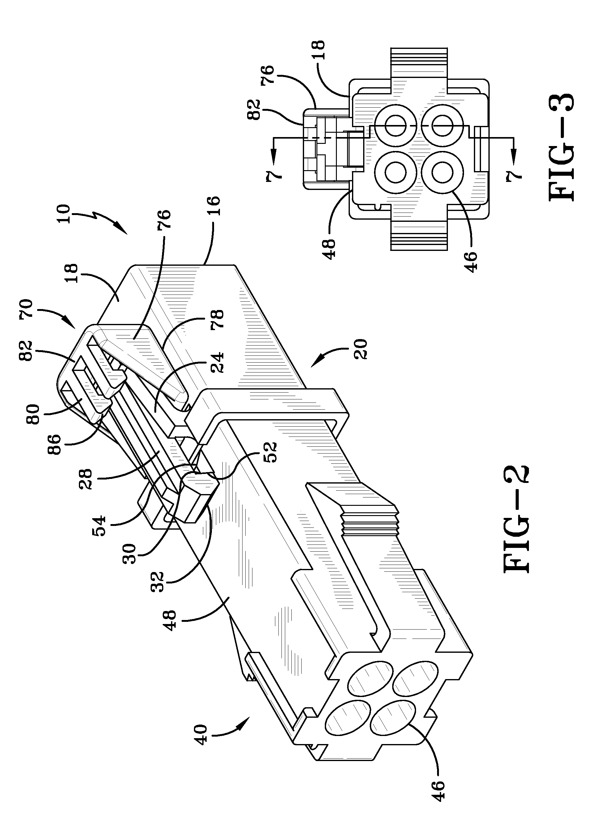 Latch securing member