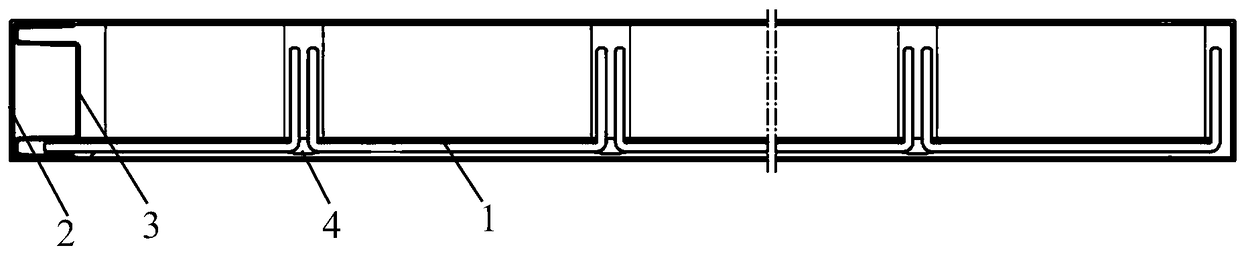 Manufacturing method and application of glazed tempered/semi-tempered U-shaped glass