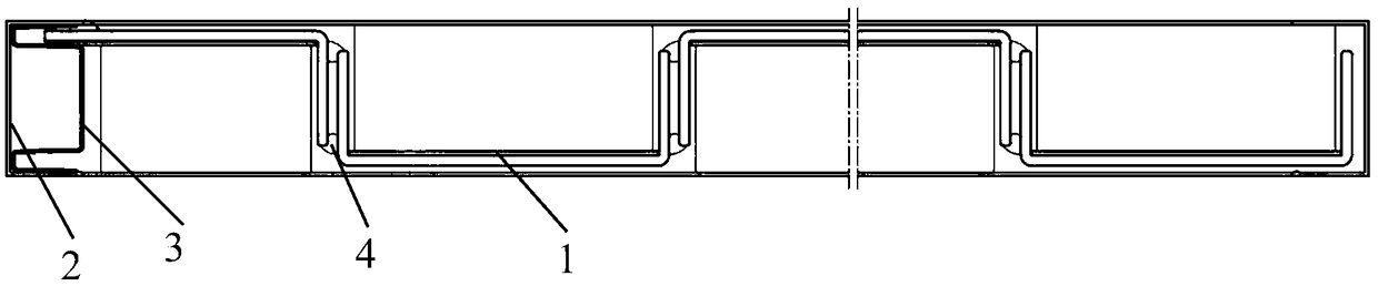 Manufacturing method and application of glazed tempered/semi-tempered U-shaped glass