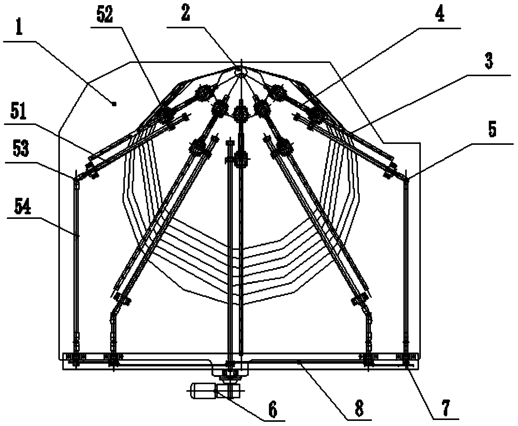 Steel ring inner-diameter adjusting device for bead filler laminating machine