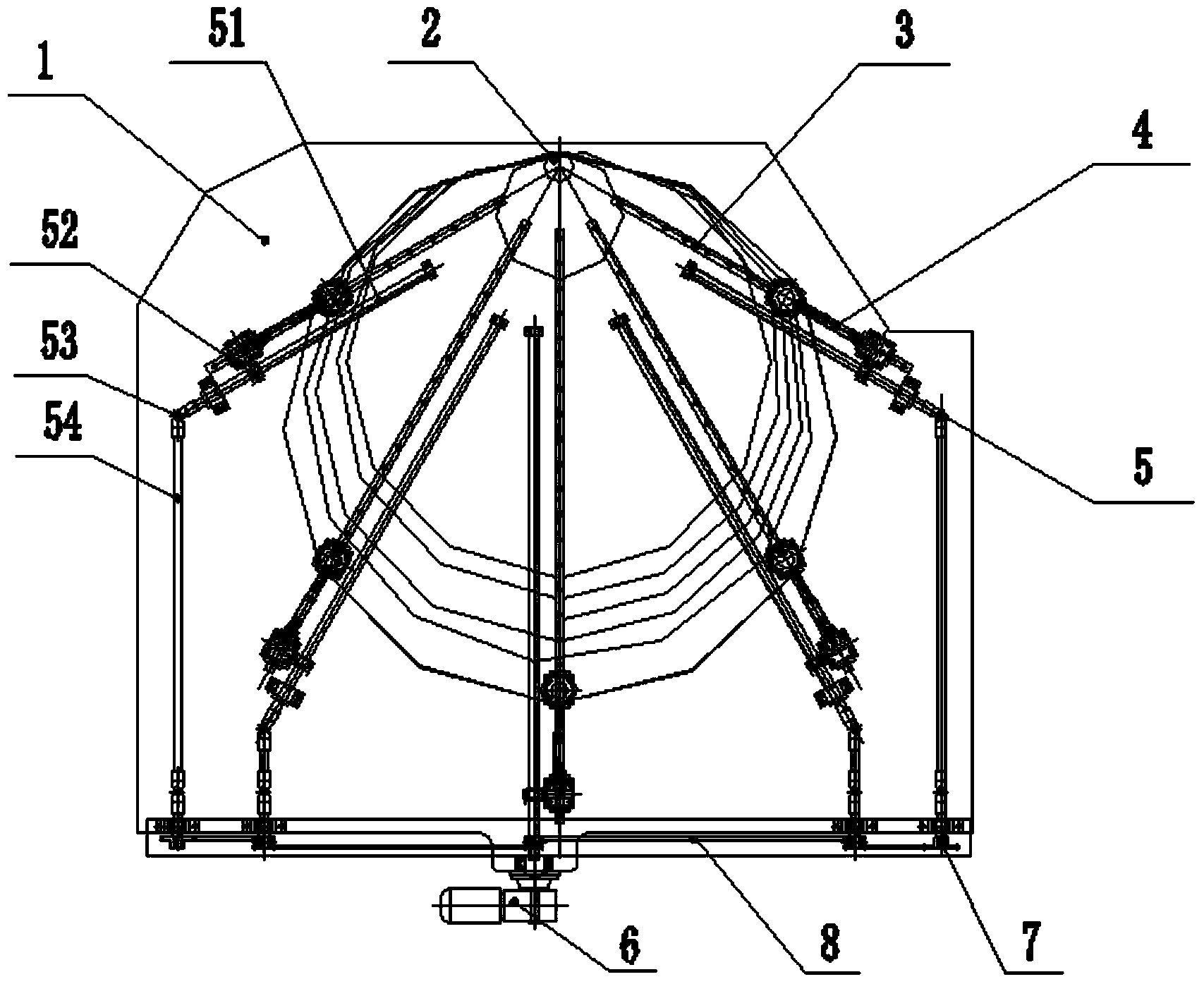 Steel ring inner-diameter adjusting device for bead filler laminating machine