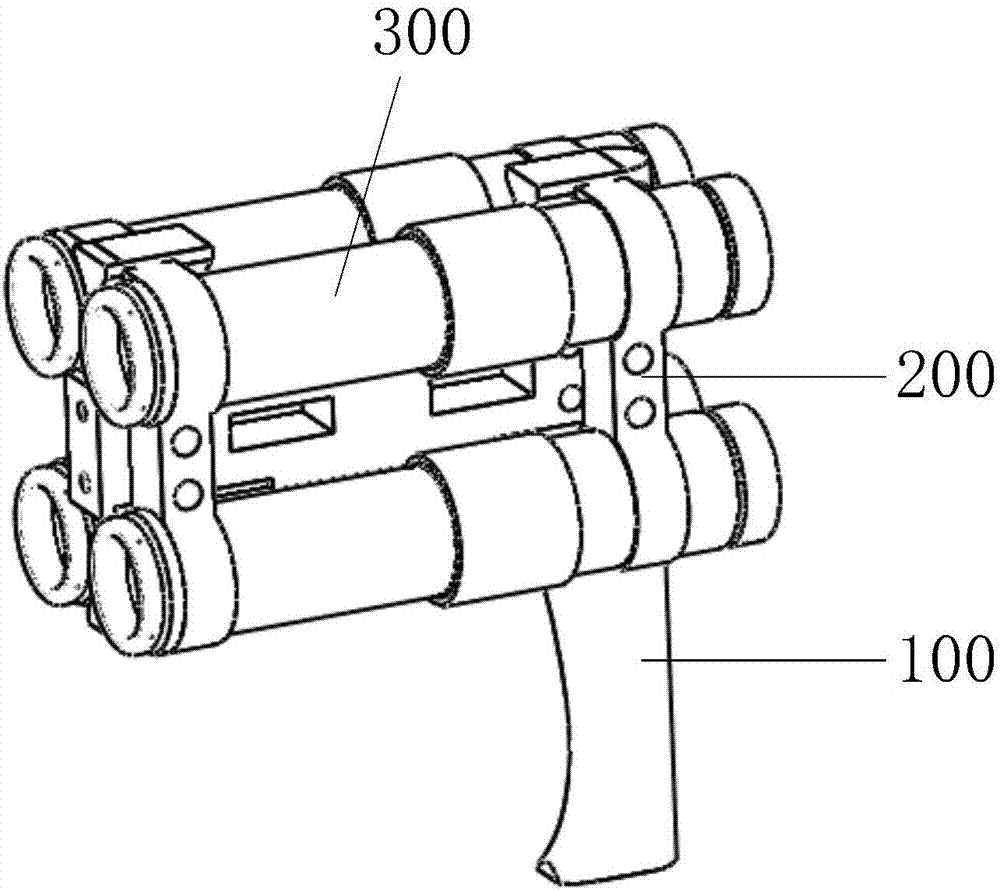 Fire-extinguishing projectile throwing system and throwing method for single soldier equipment