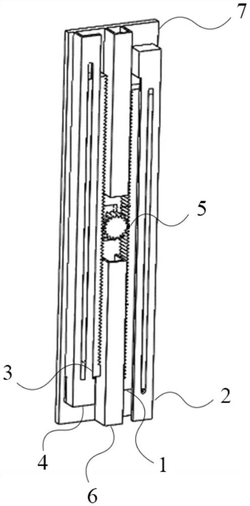 Wing spacing adjusting module, aircraft comprising wing spacing adjusting module and aircraft control method