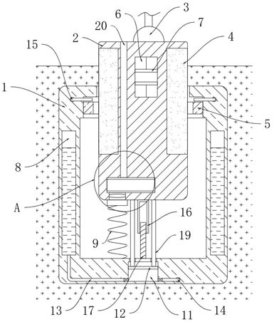 Grounding device for outdoor switching power supply filter