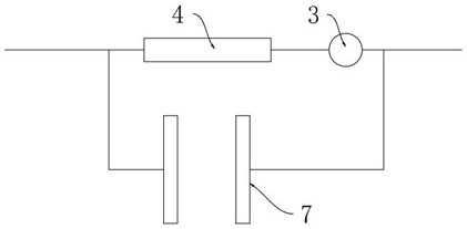 Grounding device for outdoor switching power supply filter