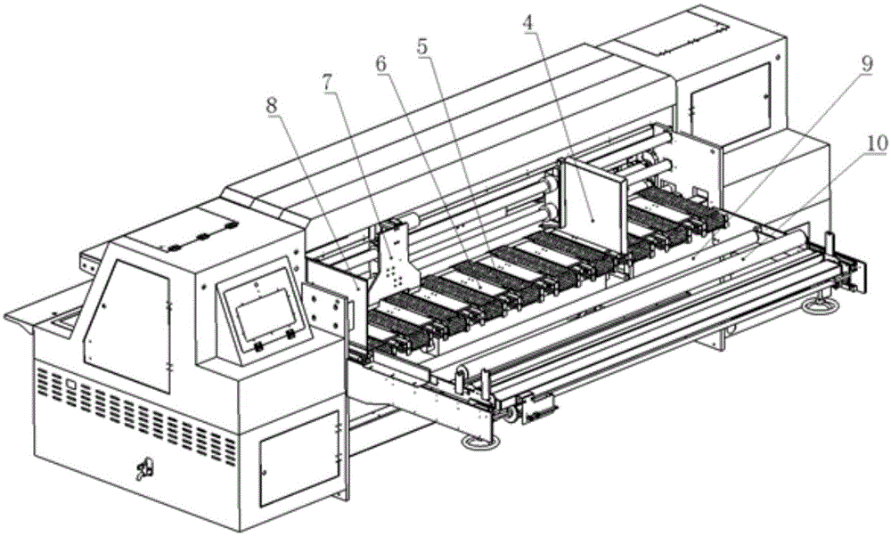 Corrugated board digital printing machine