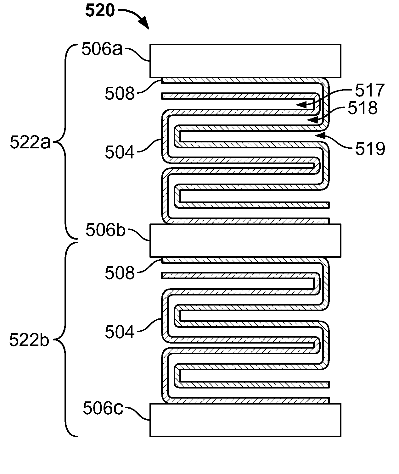 Electrode folds for energy storage devices