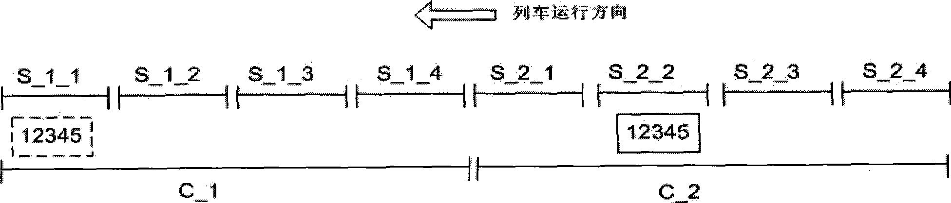 Method for realizing dynamic tracking train position in city rail traffic signal system