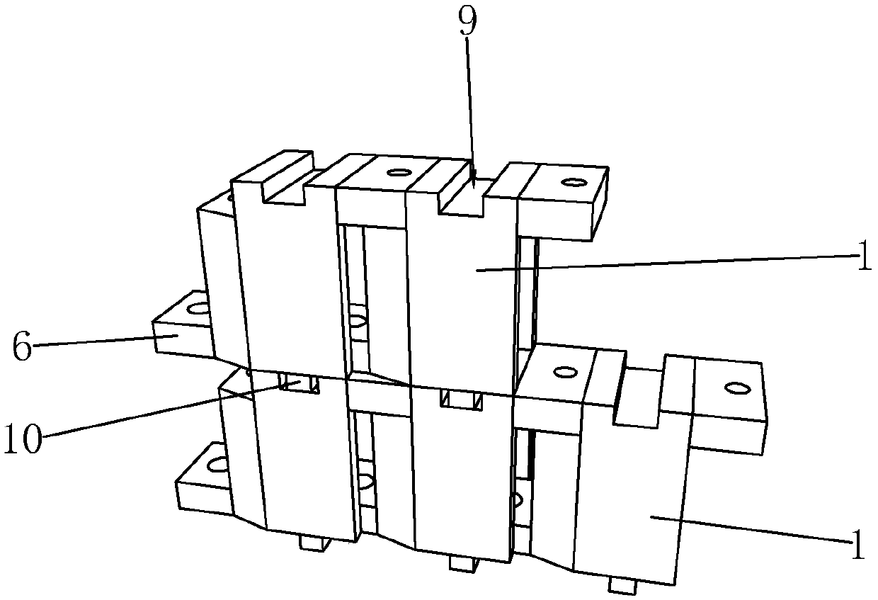 Gabion retaining wall construction method applied to bank slope protection