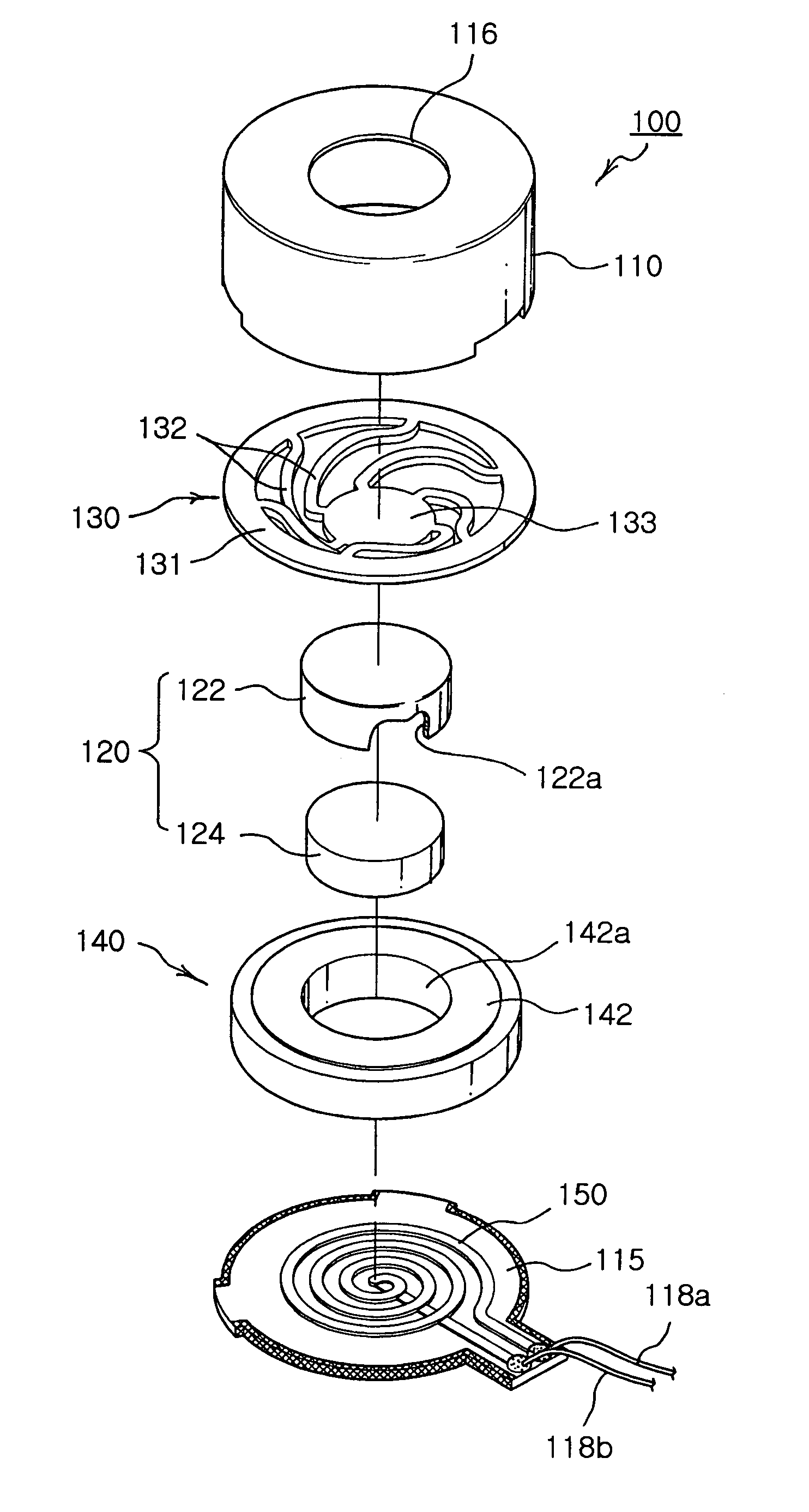 Pattern coil type vertical vibrator